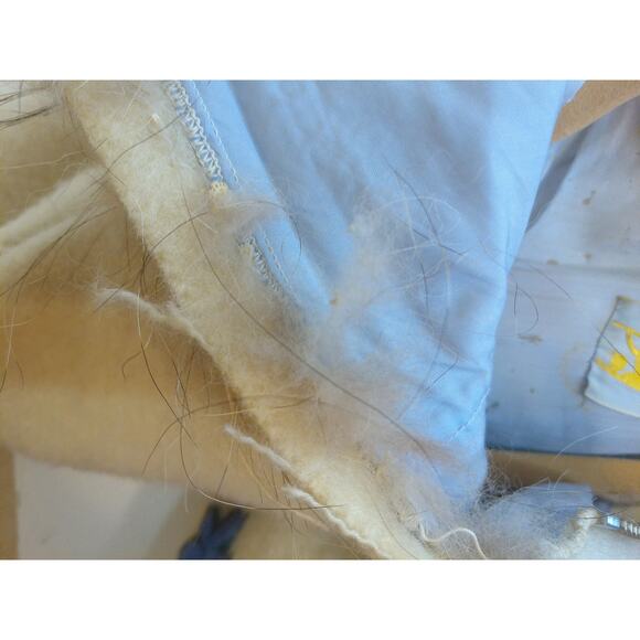 Vintage Canadian Inuit Wool Jacket with Embroidered Flowers READ AS IS - Picture 12 of 15